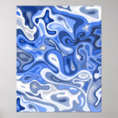 Flüssige Oberfläche 10 Poster (Vorne)