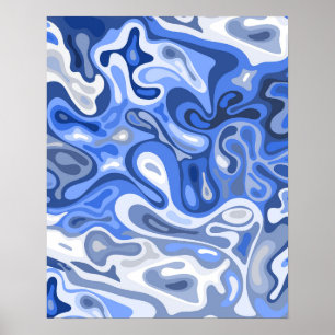 Flüssige Oberfläche 10 Poster
