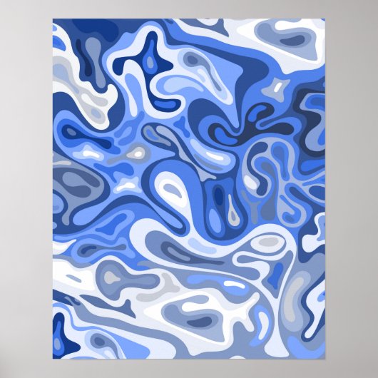 Flüssige Oberfläche 10 Poster (Vorne)