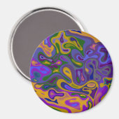 Flüssige Oberfläche 11 Magnet (Vorderseite/Rückseite)