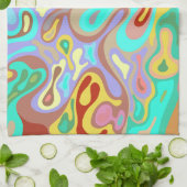 Flüssige Oberfläche 12 Geschirrtuch (Gefaltet)