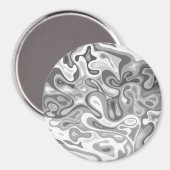 Flüssige Oberfläche 13 Magnet (Vorderseite/Rückseite)