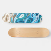 Flüssige Oberfläche 1 Skateboard (Horizontal)