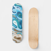 Flüssige Oberfläche 1 Skateboard (Vorderseite)
