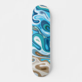Flüssige Oberfläche 1 Skateboard (Vorne)