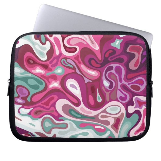 Flüssige Oberfläche 3 Laptopschutzhülle (Vorderseite)
