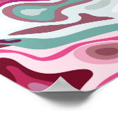 Flüssige Oberfläche 3 Poster (Ecke)