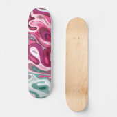 Flüssige Oberfläche 3 Skateboard (Vorderseite)