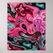 Flüssige Oberfläche 5 Poster (Vorne)