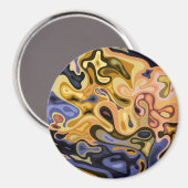 Flüssige Oberfläche 7 Magnet (Vorderseite/Rückseite)