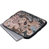 Flüssige Oberfläche 9 Laptopschutzhülle (Vorne Knopf)