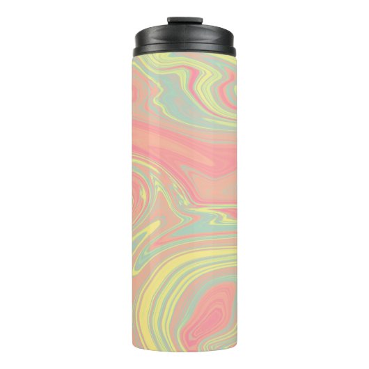 Flüssige Pastelle Thermosbecher (Vorderseite)