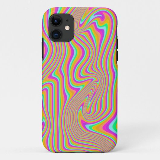 Flüssige Rainbow-Farbe Case-Mate iPhone Hülle (Rückseite)