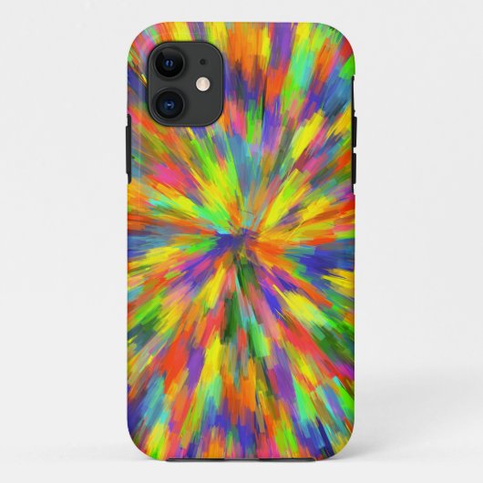 Flüssige Rainbow-Farbe Case-Mate iPhone Hülle (Rückseite)