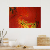 flüssige Sonne Poster (Küche)