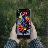 Flüssige Spritzfarben Poster