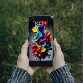 Flüssige Spritzfarben Poster