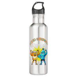 Flüssige Stärke – Lustiger Saft & Wasser Muskel De Edelstahlflasche