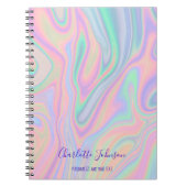 Flüssige Unicorn-Farbgestaltung + Hinzufügen von T Notizblock (Vorderseite)