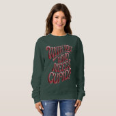 Flüssige Valentinbewegung Sweatshirt (Vorne ganz)