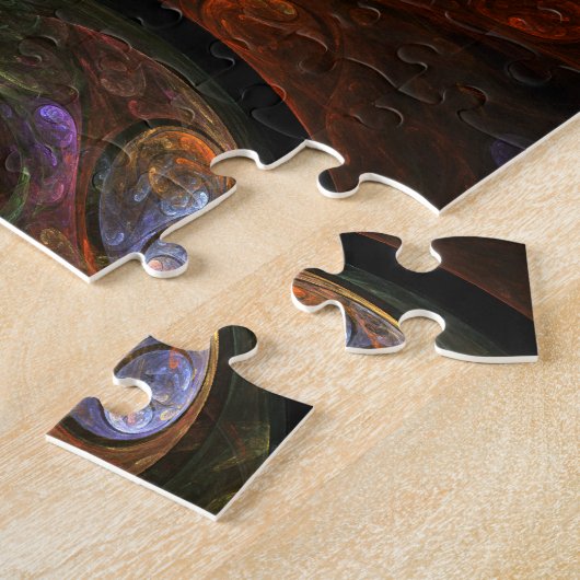 Flüssige Verbindungs-abstrakte Kunst Puzzle (Seite)