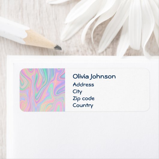 Flüssiger Abstrakter Regenbogen (Insitu)