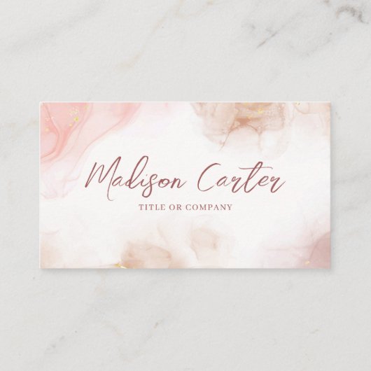 Flüssiger Alkoholtink Terminkarte (Rückseite)