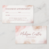 Flüssiger Alkoholtink Terminkarte (Vorne/Hinten)