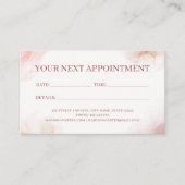 Flüssiger Alkoholtink Terminkarte (Vorderseite)