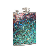 Flüssiger Blauer Gel Abstrakt Flachmann (Rechts)