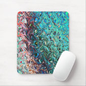 Flüssiger Blauer Gel Abstrakt Mousepad (Mit Mouse)
