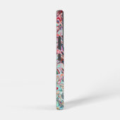 Flüssiger Blauer Gel Abstrakt Samsung Galaxy Hülle (Rechte Seite)