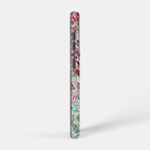 Flüssiger Blauer Gel Abstrakt Samsung Galaxy Hülle (Rechte Seite)