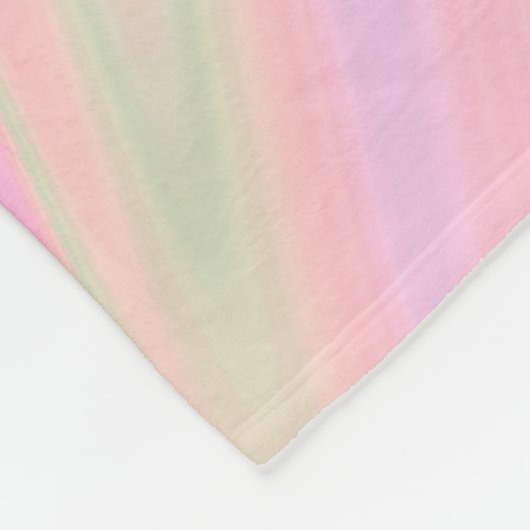 Flüssiger bunter abstrakter Regenbogen Fleecedecke (Ecke)