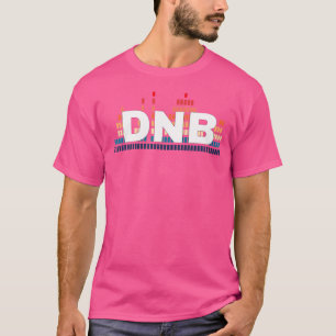 Flüssiger Dnb Retro Soundwave Drum und Bass Rave S T-Shirt