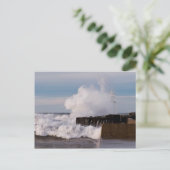 Flüssiger Donner Postkarte (Stehend Vorderseite)