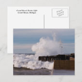 Flüssiger Donner Postkarte (Vorne/Hinten)