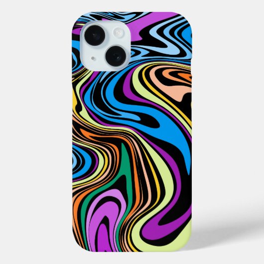 Flüssiger Farbe Marmoriereffekt  Case-Mate iPhone Hülle (Rückseite)