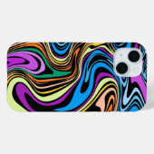 Flüssiger Farbe Marmoriereffekt  Case-Mate iPhone Hülle (Rückseite (Horizontal))