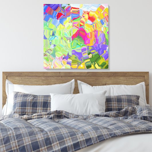 Flüssiger Farbüberzug für Canvas Leinwanddruck (Insitu (Schlafzimmer))