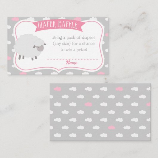 Flüssiger Fieberfalter (grau & rosa) Begleitkarte (Vorne/Hinten)