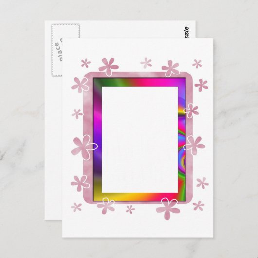 FLÜSSIGER FOTO POSTKARTE (Vorne/Hinten)