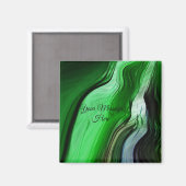 Flüssiger Grasmagnet Magnet (Vorderseite/Rückseite)