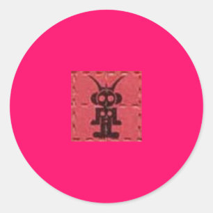 Flüssiger Himmelskörper Runder Aufkleber