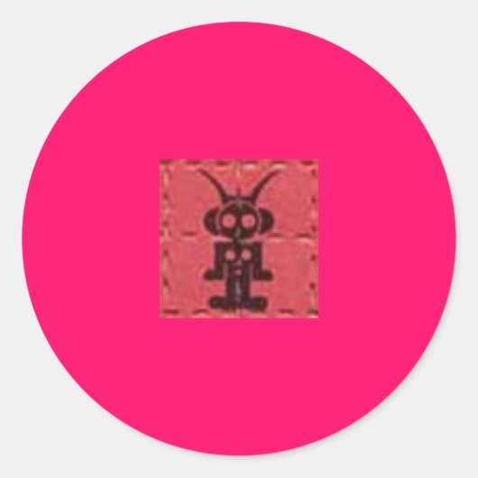 Flüssiger Himmelskörper Runder Aufkleber (Vorderseite)