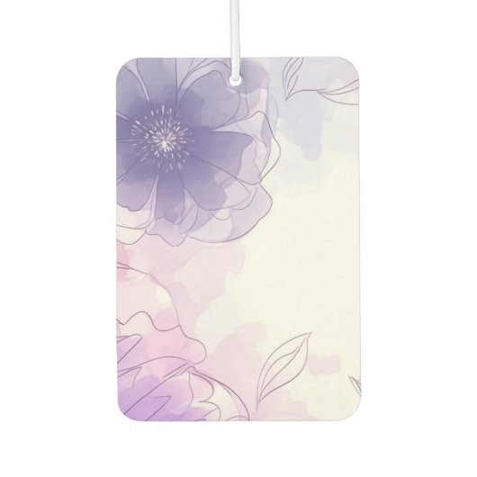 Flüssiger Hintergrund für Wasserfarben Autolufterfrischer (Vorderseite)