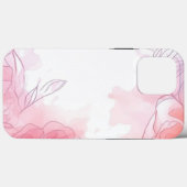 Flüssiger Hintergrund für Wasserfarben Case-Mate iPhone Hülle (Rückseite (Horizontal))