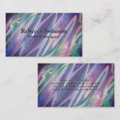 Flüssiger Hintergrund Visitenkarte (Vorne/Hinten)