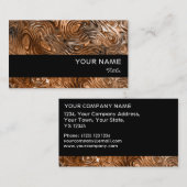 Flüssiger "kupferner" visitenkarte (Vorne/Hinten)