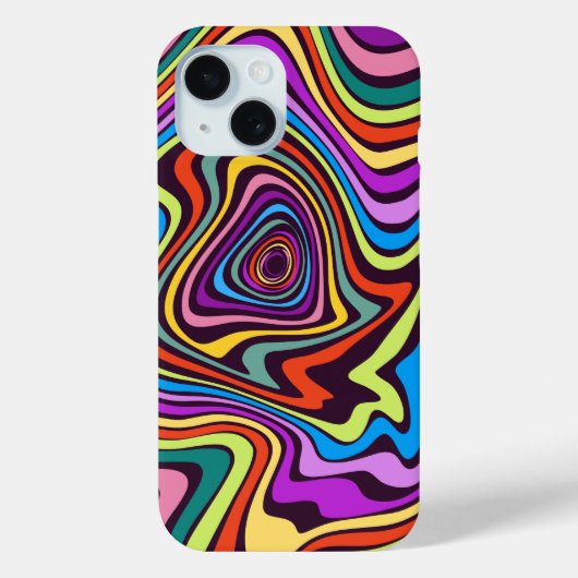 Flüssiger Lack-Marmor-Effekt Dekorativ Case-Mate iPhone Hülle (Rückseite)